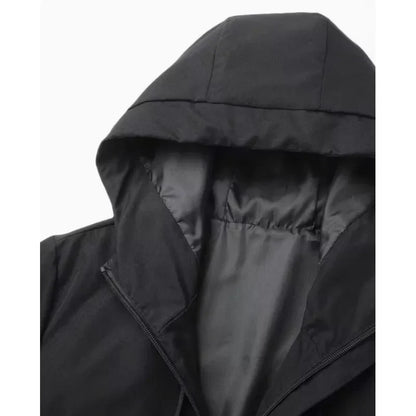 New men's jacket + thickened pants set, suitable for autumn and winter seasons, office, outdoor leisure, and fashionable sports
