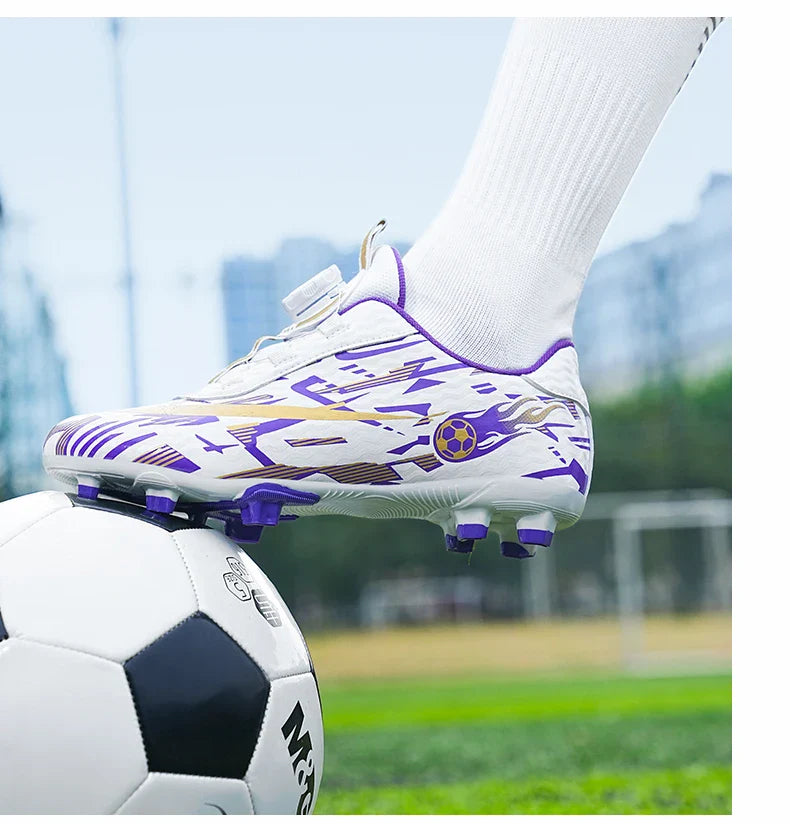 New Men Kids Soccer Shoes Football Boots Ultralight Match Grass Boys Professional Cleats Non-Slip Training Shoes Drop Shipping