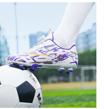 New Men Kids Soccer Shoes Football Boots Ultralight Match Grass Boys Professional Cleats Non-Slip Training Shoes Drop Shipping