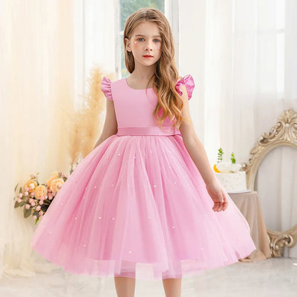 2026 Girls Princess Tutu Dress Flower Girl Gown Piano Performance Host Outfit Party Dress prom dresses girls dresses