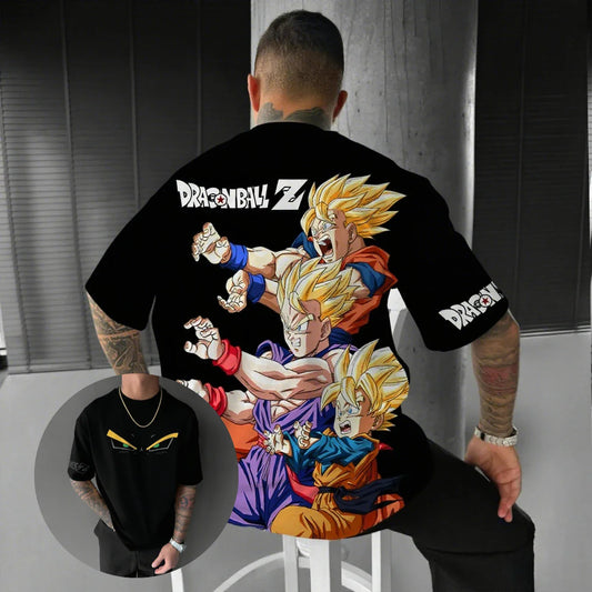 Dragon Ball Z Super Saiyan Men Women T Shirt Anime Graphic Tee Streetwear Summer Tops Casual Short Sleevet Oversized Y2k Clothes
