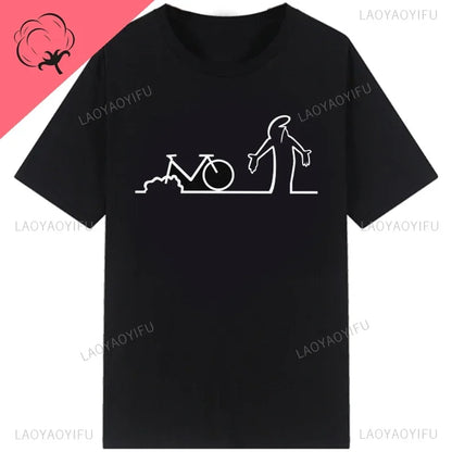 La Linea The Line Osvaldo Cavandoli TV Men Women Style Streetwear Tee Fashion Cotton T Shirt Round Neck Casual Summer Camiseta
