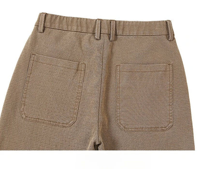 Korean Fashion Lyocell Casual Pants Men's New Spring Breathable Straight Elastic High Quality Daily Streetwear Male Trousers