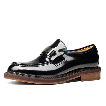 Leather Men Formal Shoes Luxury Brand 2025 Men's Loafers Dress Moccasins Breathable Slip on Brown Driving Shoes Plus Size 37-45