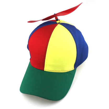 Hat Helicopter Propeller Adventure Dad Hat Rainbow Bamboo Dragonfly Baseball Cap For Adult Kids Boys Girls