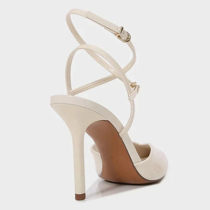 2026 Summer Women Sandals Pointed Toe Thin Heels Office Elegant Shoes Ladies Fashion Sandalias De Mujer