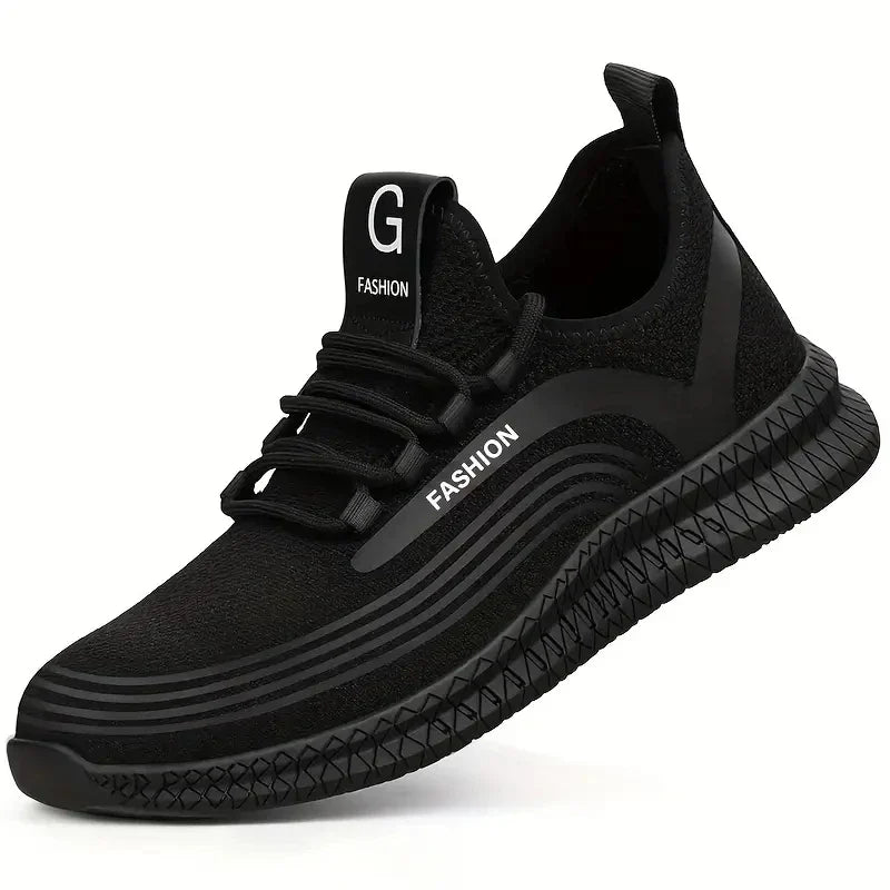 Steel Toe Protective Work Shoes Anti Smash Safety Shoes Men Women Light Work Sneakers Breathable Anti-Stab Indestructible Shoes
