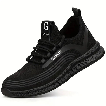 Steel Toe Protective Work Shoes Anti Smash Safety Shoes Men Women Light Work Sneakers Breathable Anti-Stab Indestructible Shoes