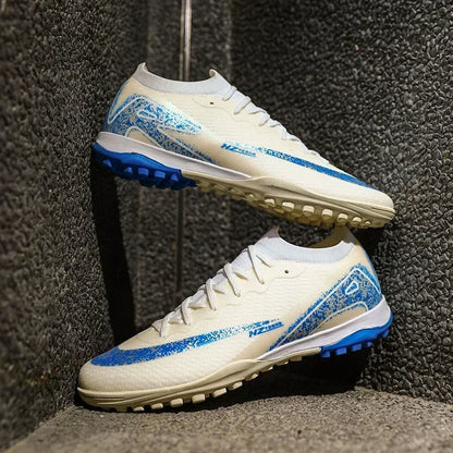New Men Football Boots Match Indoor Breathable Ultralight Grass Cleats Soccer Shoes Long Spikes Sneakers Training Drop Shipping