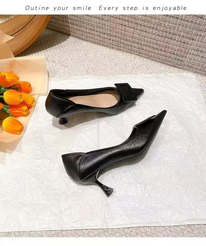 New style comfortable and versatile fairy-style suit light professional fashion with small skirt ladies high heels