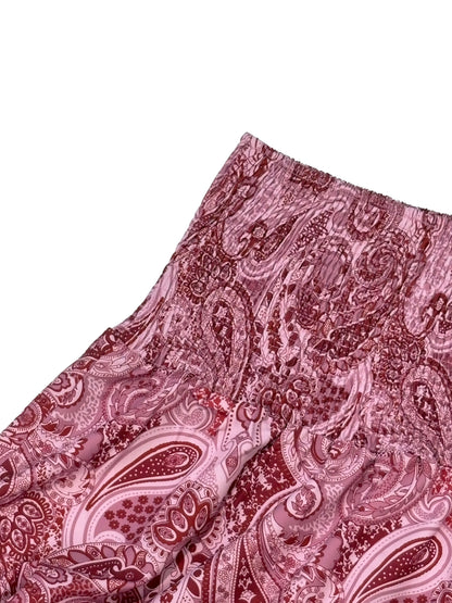 Vacation Style Stretchy Waist Long Maxi Skirt - Flowy Beach Skirt with Elastic Waistband