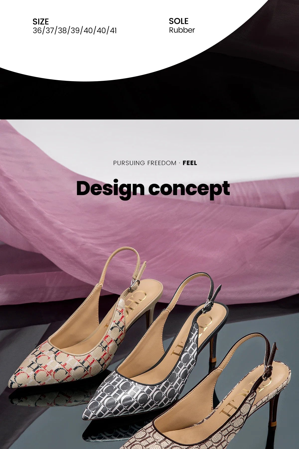 2024 Heels Women's 7cm High Heels Ankle Strap Heeled Sandals Wedding Party Dress Shoes