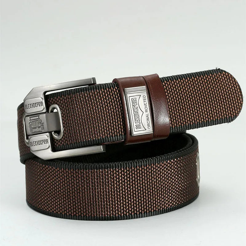 Retro Men's Women's Waistband Belt High Quality Pin Buckle Youth Overalls Outdoor Canvas Waistband Decorative Belt for Jeans