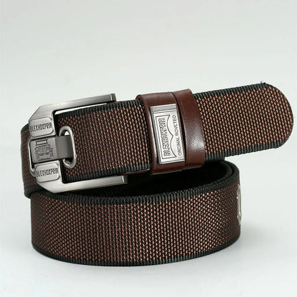 Retro Men's Women's Waistband Belt High Quality Pin Buckle Youth Overalls Outdoor Canvas Waistband Decorative Belt for Jeans