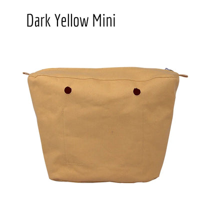 New Waterproof Inner Bag Organizer Insert Zipper Pocket for Classic Mini Obag Canvas Material for O Bag