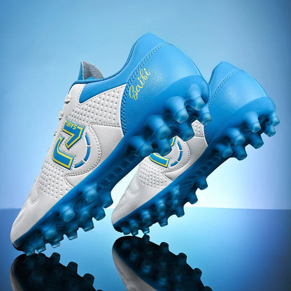 Breathable football shoes for men, FG/AG long nail artificial turf suitable for training and competition