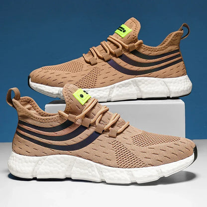 Men Shoes Breathable Classic Running Sneakers for Man Outdoor Light Comfortable Mesh Shoes Slip on Walking Shoes Tenis Masculino