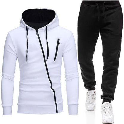 Casual Tracksuit Men Hooded Sweatshirt Outfit Spring Autumn Mens Sets Sportswear 2020 Male Hoodie+Pants 2PCS Jogging Sports Suit