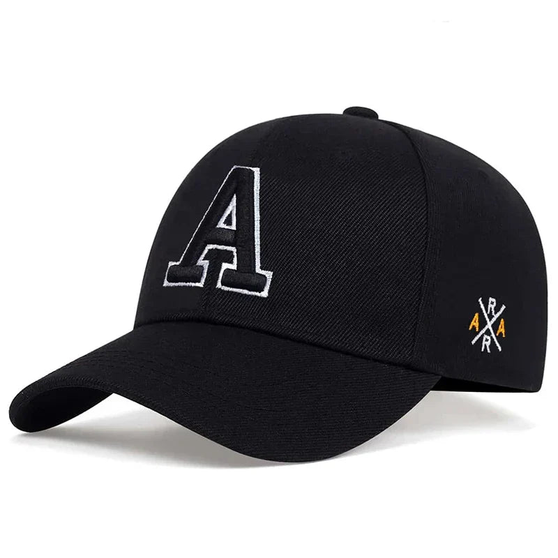 Unisex Letter Embroidery Baseball Cap Spring and Autumn Snapback Hat Adjustable Casual Cap Sunscreen Hat