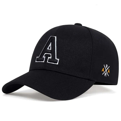 Unisex Letter Embroidery Baseball Cap Spring and Autumn Snapback Hat Adjustable Casual Cap Sunscreen Hat