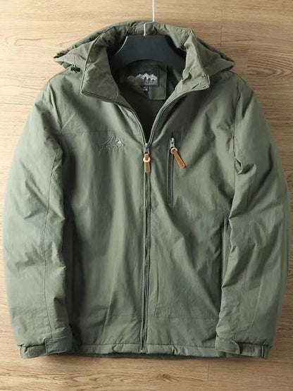 Casual Warm Military Tactical Coat Men Large Size Jacket Autumn Winter Padded Thickened Outdoor Punching Hiking Jacket Men's Top