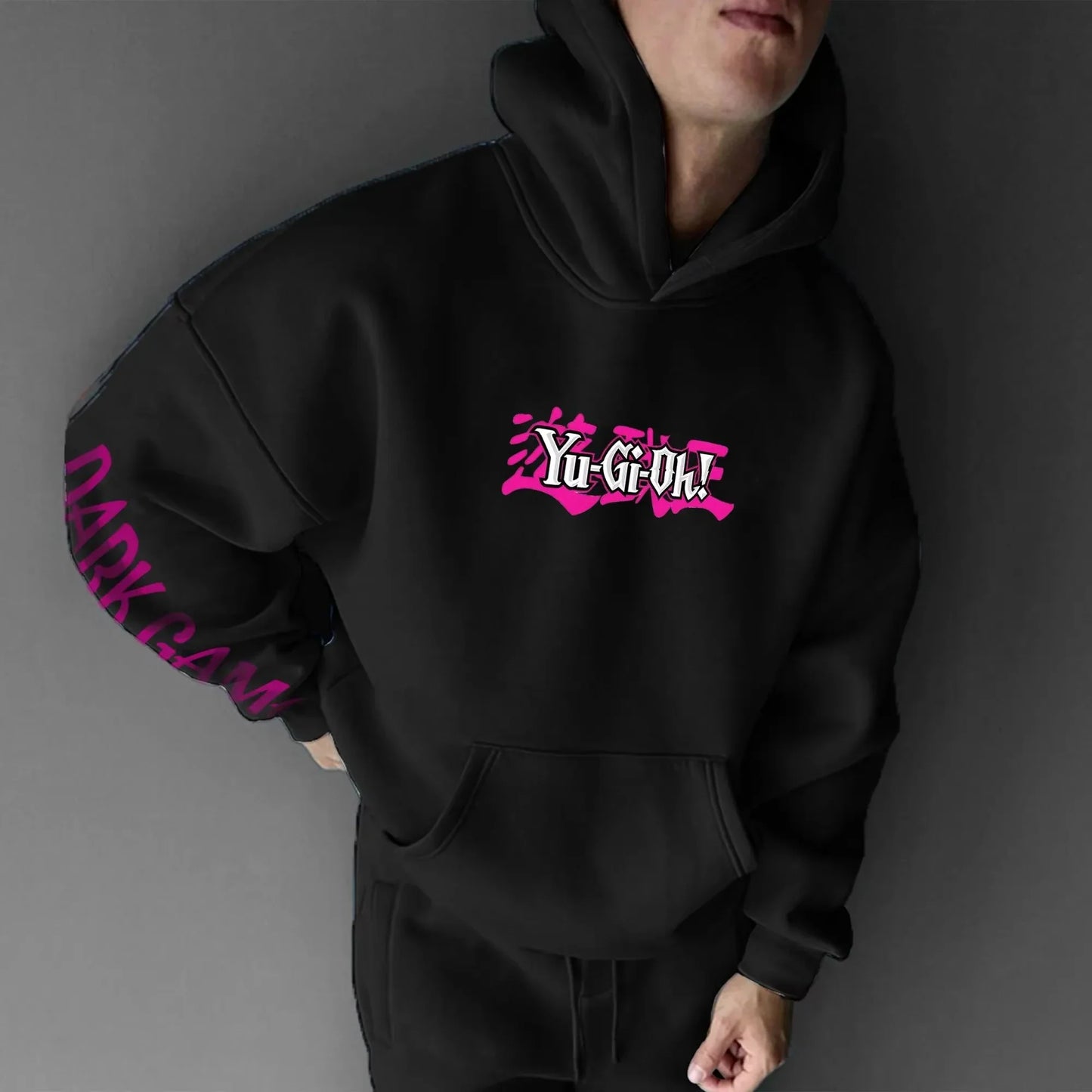 Hoodie 2025 Men's Autumn/Winter New ATEM Printed Harajuku Oversized Casual Loose Parent-child Top