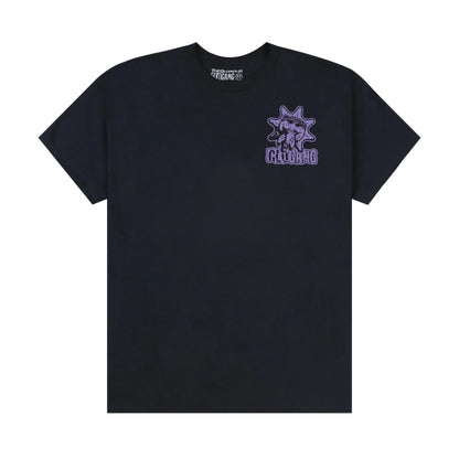 Glogang Men's Trendy Short-Sleeve T-Shirt Fashionable Street Style Harajuku Style Y2K Crew Neck Short-Sleeve Pure Cotton T-Shirt