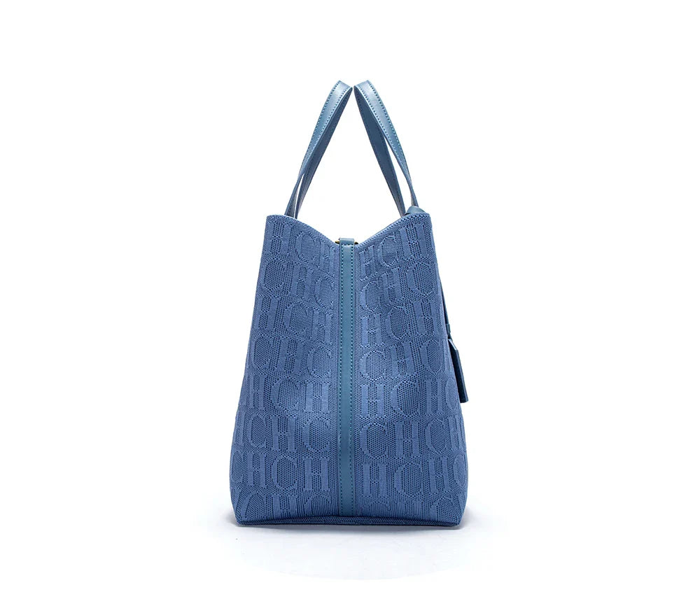 Fashionable Classic New Solid Color Outer Bag Women's Handbag Exquisite Handcrafted Weaving Large Capacity Handbag