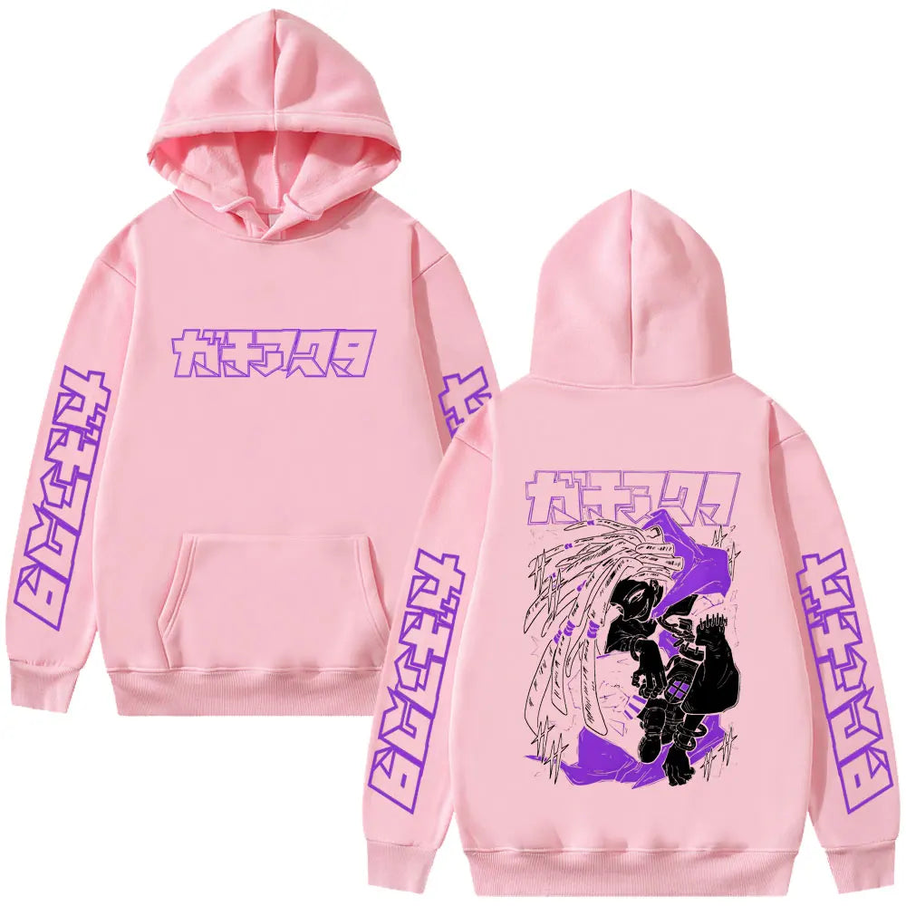 Hoodie Men Women Manga Retro Oversized Hooded Sweatshirt Unisex Fashion Trend Oversized Pullover Hoodies