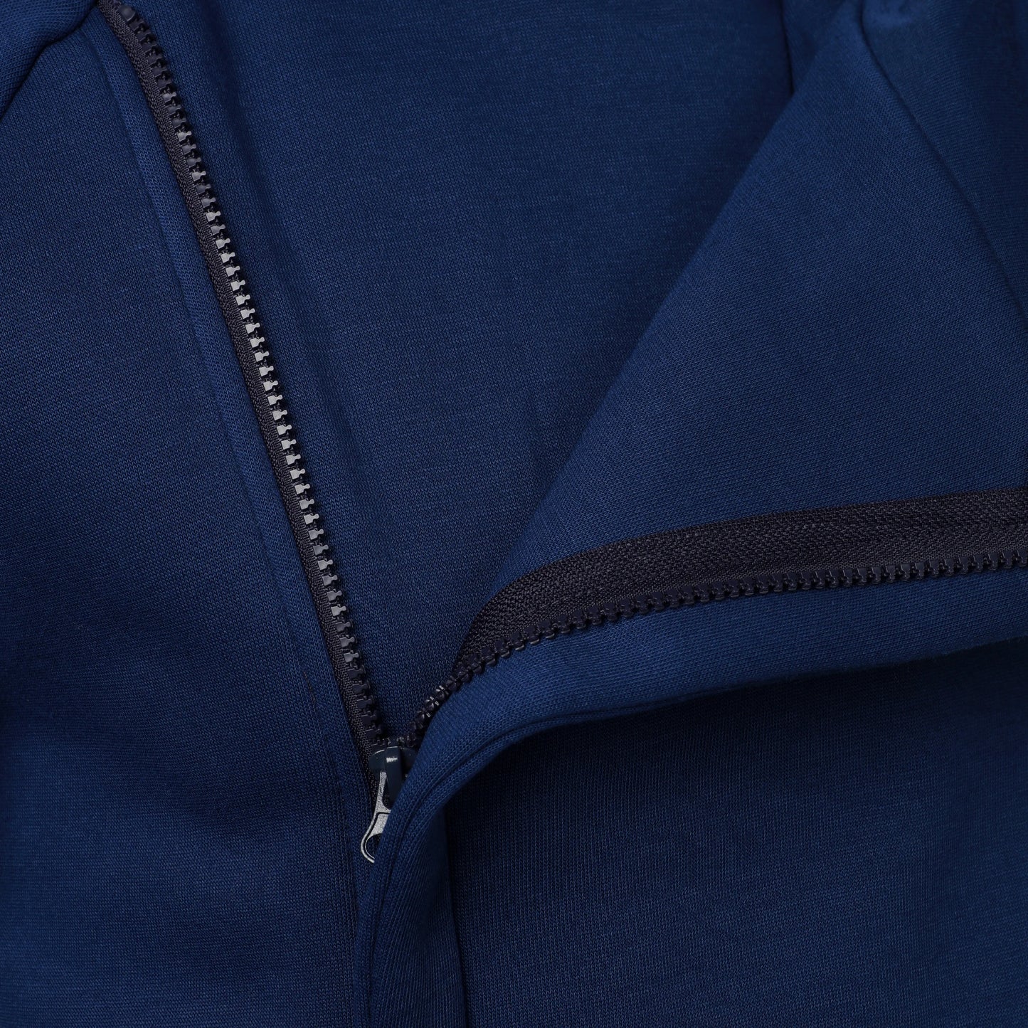 Moletom masculino outono inverno de cor sólida com capuz e zíper lateral manga longa