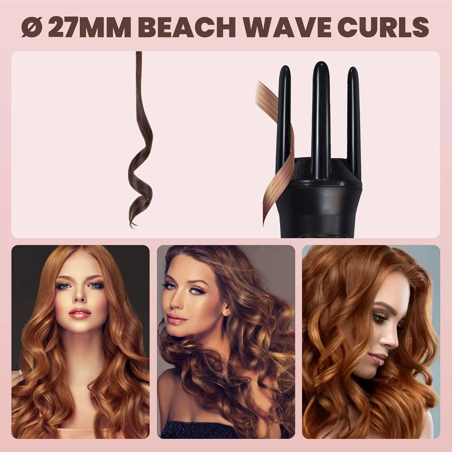 Auto Rotating Ceramic Hair Curler Automatic Curling Iron Styling Tool Hair Iron Curling Wand Air Spin and Curl Curler Hair Waver