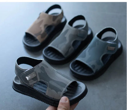 Boys' Sandals 2025Summer New Soft Soled Kid Shoe 1-16y Light Sandals for Girls Casual Beach Shoes Anti Slip Boys Shoe Sandalias