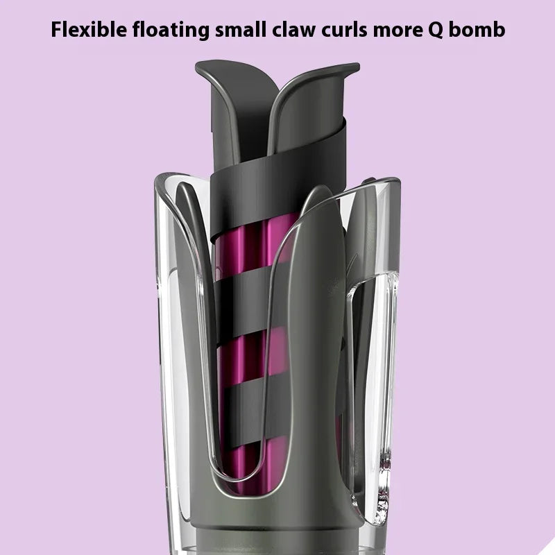 Automatic Curling Iron 32MM Double Slot Negative Ion Portable Hair Curler Constant Temperature Anti Hot Styler for Travel