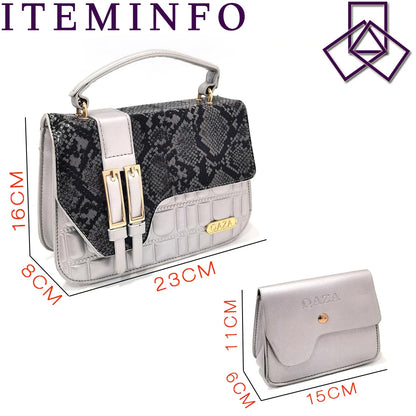 Retro Design!Three-Piece Set Peach Color Patent Leather Bag With Ribbon For Women, Classic High-Heeled Shoes