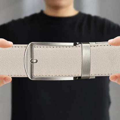 Men Belts Leather Waist Strap Male Automatic Buckle Waistband Mens High Quality Girdle Belts for Women Men Gifts 105 115 125cm