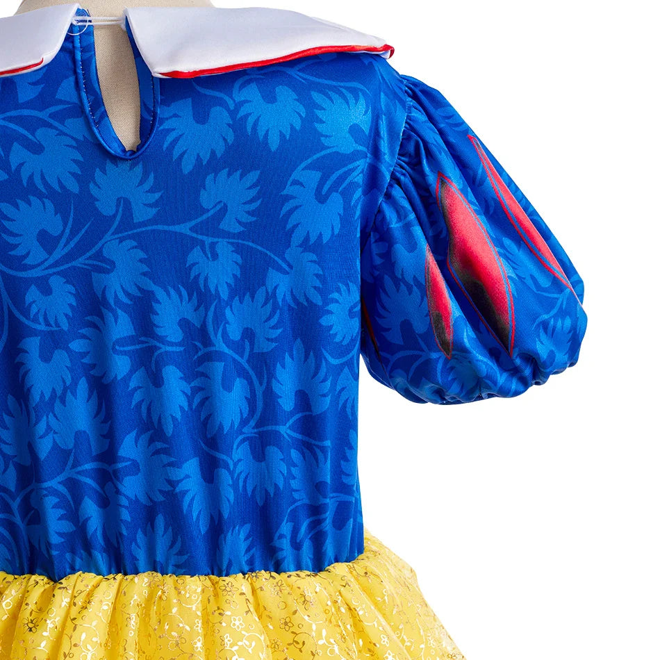 Vestido de Criança Branca de Neve Cinderela Aurora Anna Elsa Fantasia Menina Cosplay Vestido Infantil Encanto Mirabel Pequena Sereia Roupas de Halloween