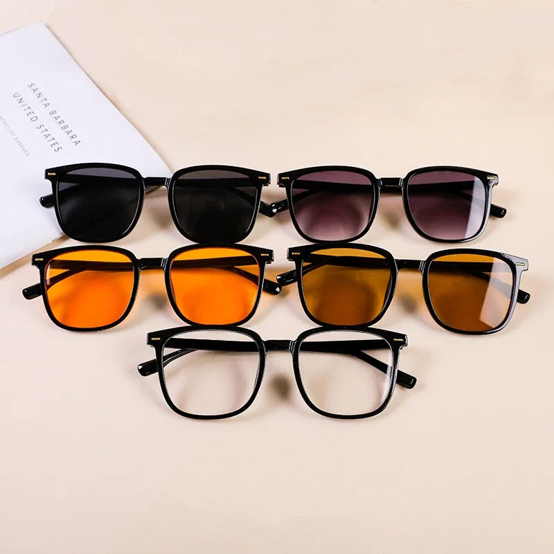 Vintage Sunglasses Wome Sun Glasses UV Protection Ultralight  Eyewear Fashion Luxury PC Unisex Outdoor Glasses