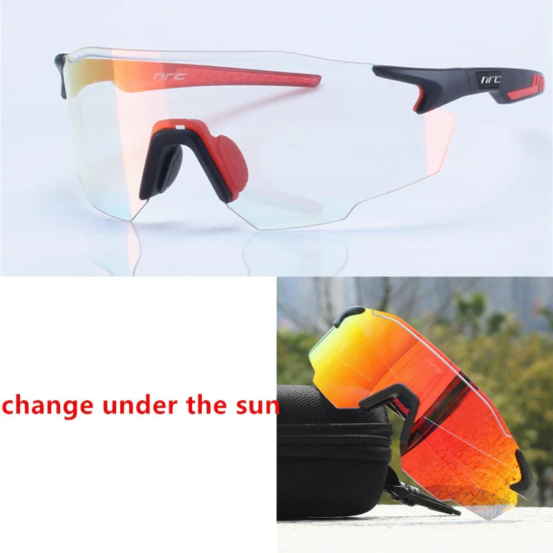 Men Cycling Sunglasses UV400 TR90 Sports Bicycle Glasses MTB Mountain Bike Fishing Hiking Riding Eyewear for Women sport