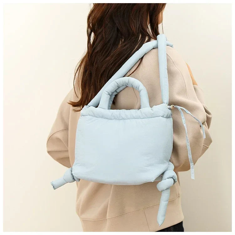 Colorful Nylon Small Square Shoulder and Crossbody Bags Super Cool Simple Versatile Handbags for Women 2024 Casual Hot Sale