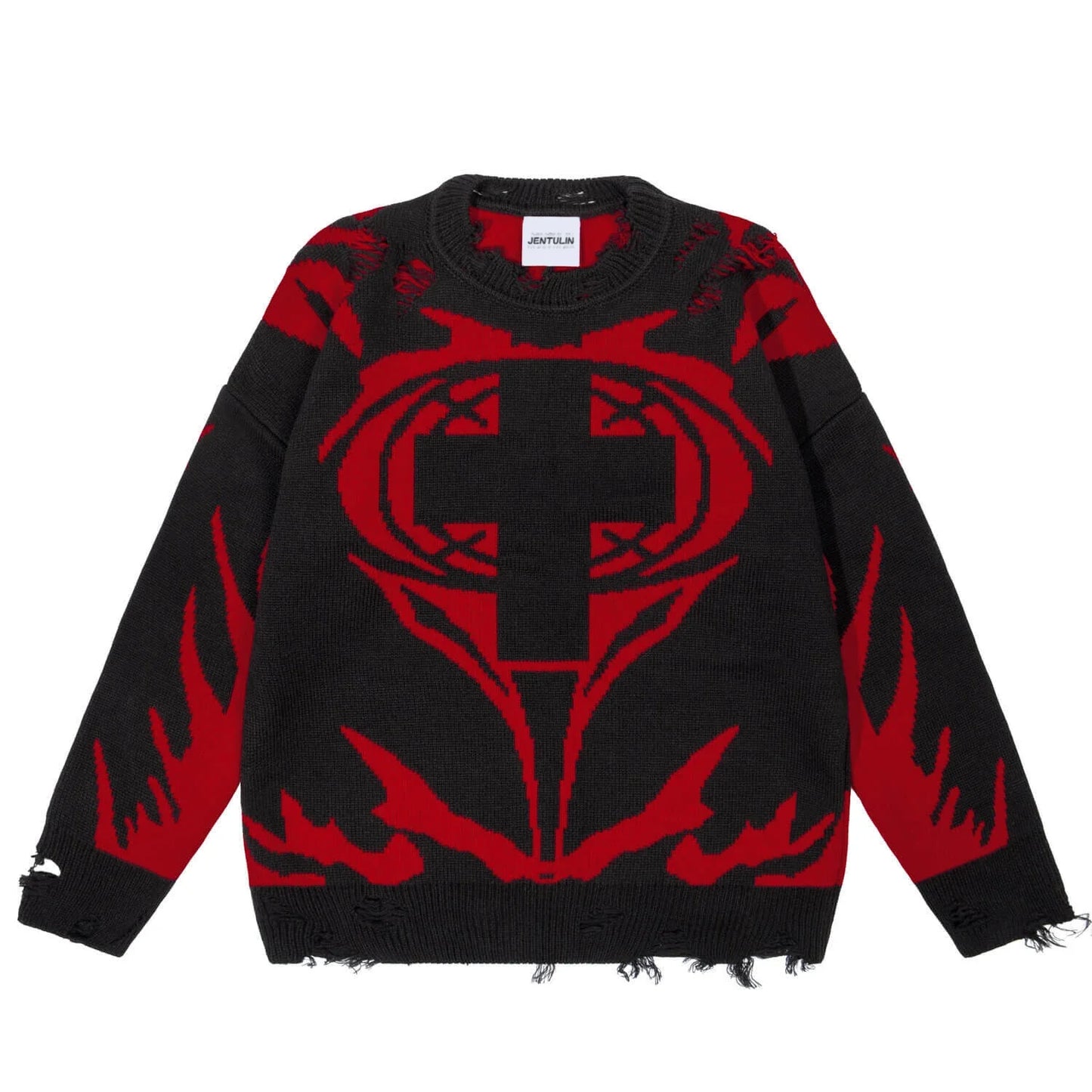 Suéter Gráfico Hip Hop New Order Masculino Inverno Malha Pulôver Mangas Compridas Tops Moda Harajuku Jumper Casaco Y2k Streetwear Roupa