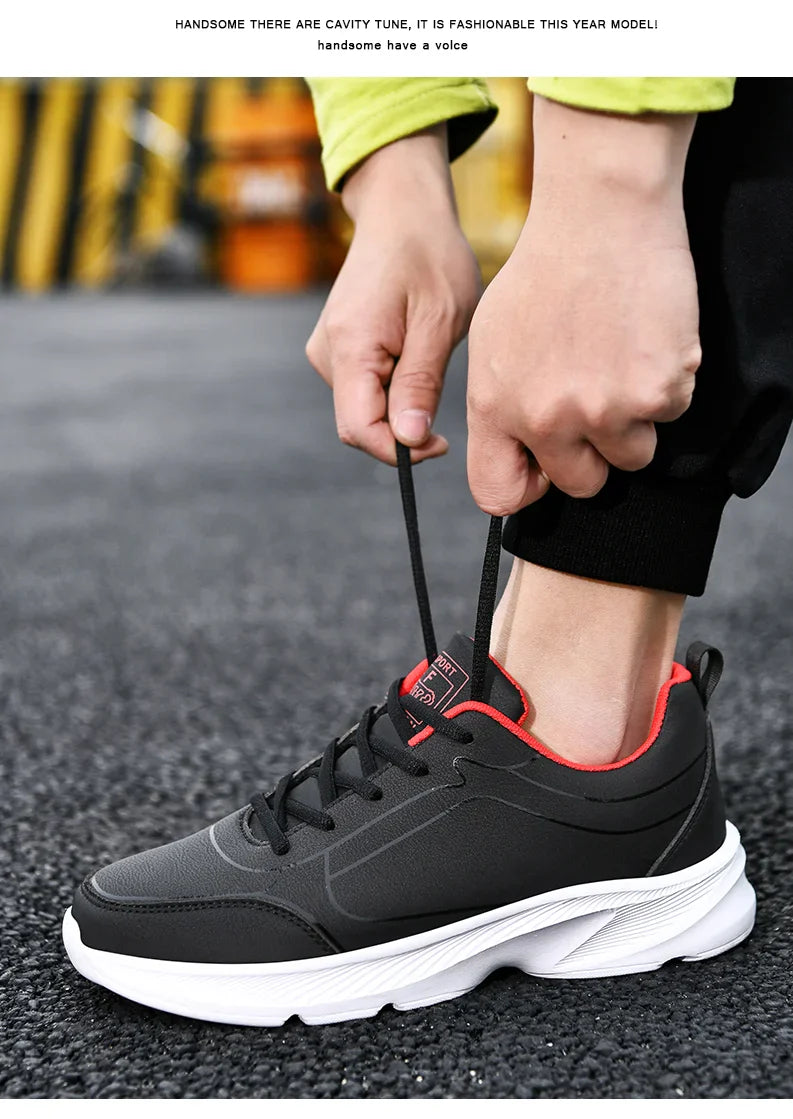 Road Running Shoes Unisex Waterproof Running Shoes Comfortable Athletic Shoes Waterproof and Slip-Resistant Travel Shoes