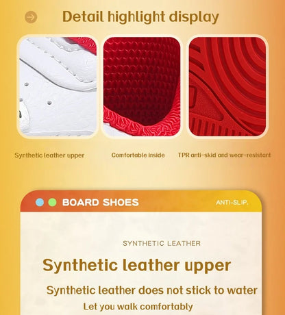 Cute girls and boys basketball shoes school activities children's casual shoes low-cut shoes autumn and winter new leather shoes