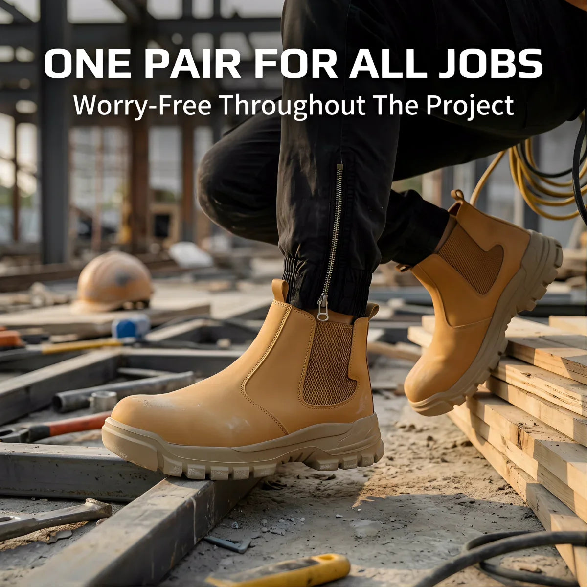 Safety Shoes Men Steel Toe Protective Shoes With Anti Smash Anti Piercing Work Shoes Indestructible Safety Boots