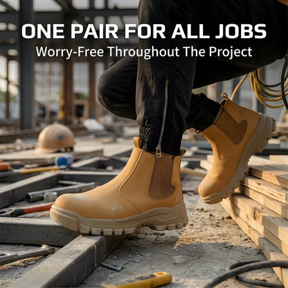 Safety Shoes Men Steel Toe Protective Shoes With Anti Smash Anti Piercing Work Shoes Indestructible Safety Boots