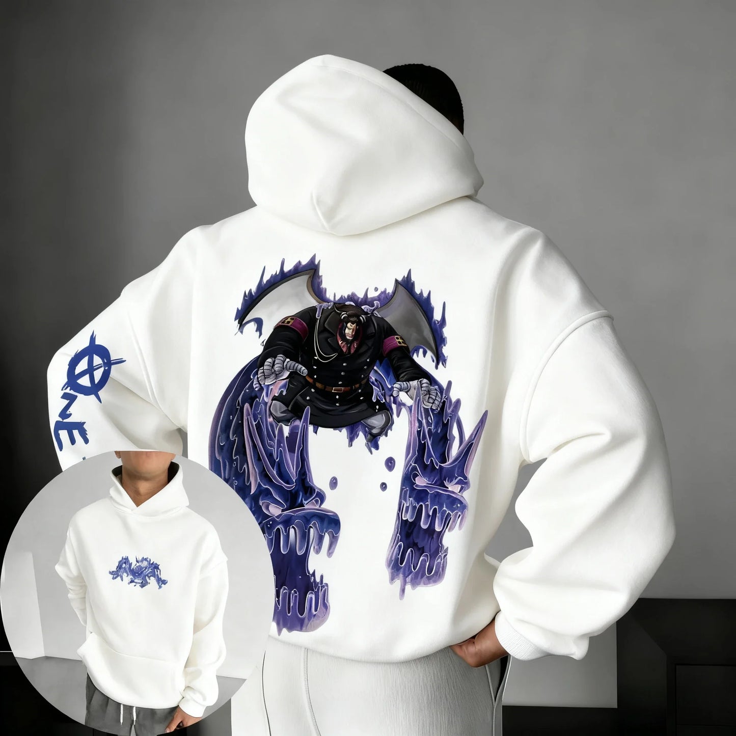 Anime Magellan Printed Hoodie Autumn/Winter New Men's and Women's Trendy Harajuku Large Loose Casual Parent Child Top