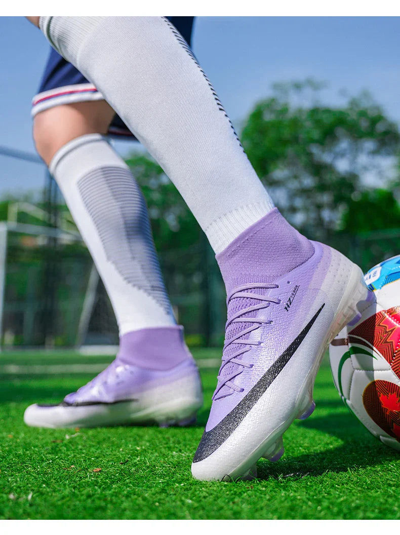 New Men Soccer Shoes Hot Sale Football Boots Women Professional TF/FG Sneakers Unisex High-quality Futsal Cleats Ultralight