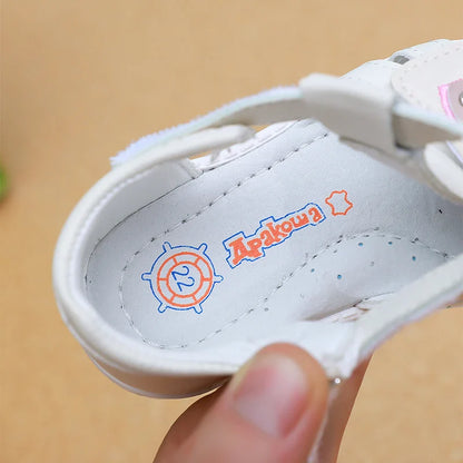 Children Sandals Summer Little Girl Sandals Baotou Girls Beach Sandals Hollow Breathable Baby Shoe