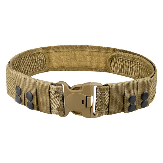 Men's new nylon belt polyester woven belt multi-functional tactical belt for outdoor sports