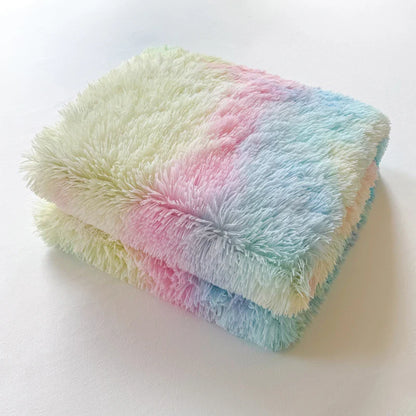 1Pc  Mink velvet fabric Colorful Soft Warm Sofa Throw Blankets Travel Blanket Warm Bedding All Season With zipper Duvet Covers