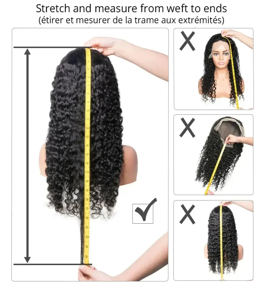 Highlight Deep Wave 4/27 Lace Front Wig Human Hair 13x6 13x4 HD Lace Frontal Wig 1B/30 Colored Ombre Honey Blonde Human Hair Wig